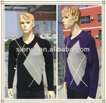 men's intarsia knitwear pullover