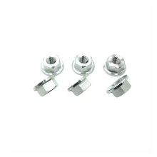 Hexagon flange head titanium nut