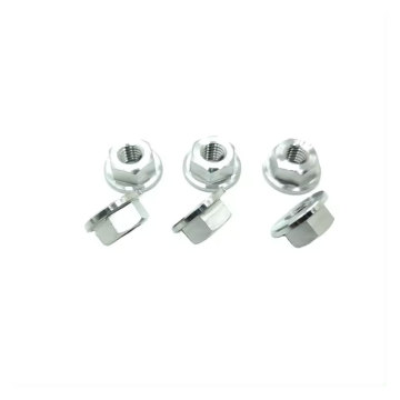 Hexagon flange head titanium nut