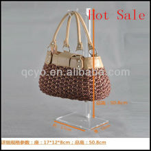 Hot sale acrylic fashionable hand bag display stand