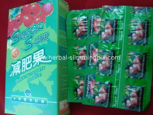 Safe Herbal Slimming Lose Weight Capsules , Fruit Slim Capsules With 350mg * 6 Capsules * 5 Sheets