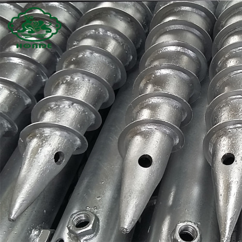 Q235 Steel Galvanized Helical Ground Anchor Piles