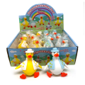 TPR soft duck toys in clothes