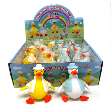 TPR Soft Duck Toys в одежде