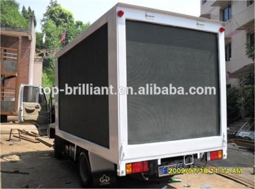 3 Sides mobile truck advertising led sign