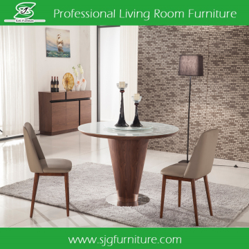 glass dining table set wood dining table set round dining table set DT-4512