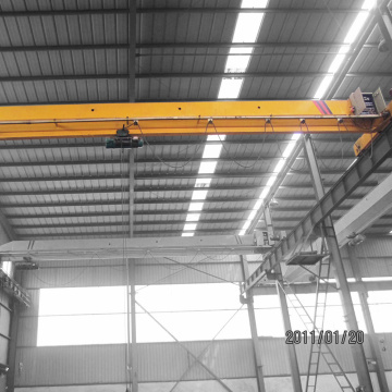 20ton single girder overhead crane with steady traveling