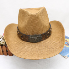 Men's Straw Cowboy Hat