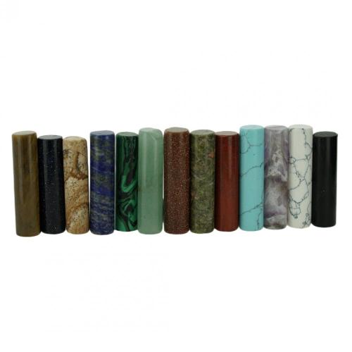 Gemstone Cylinder Point for Home Decoration Making Jewelry