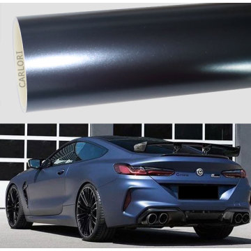 Satin metalliku maltempata bule car wrap vinyl