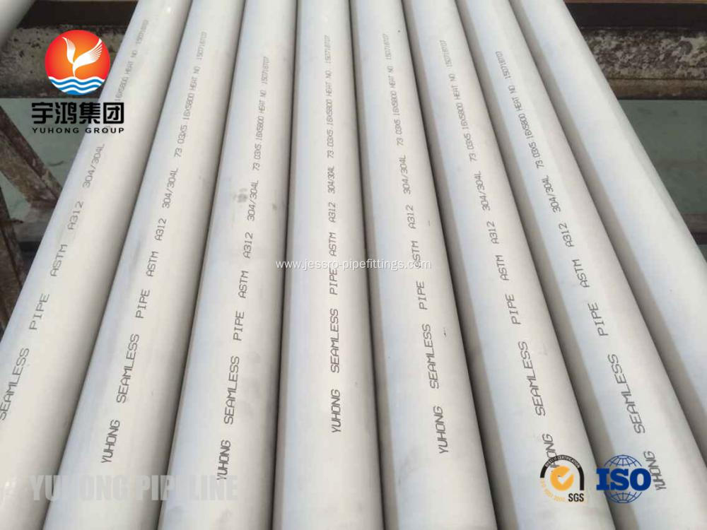 Stainless Steel Seamless Pipe ASTM A312 TP304L Water Well Screen pipe / Pipe Base Screen / Perforated pipe