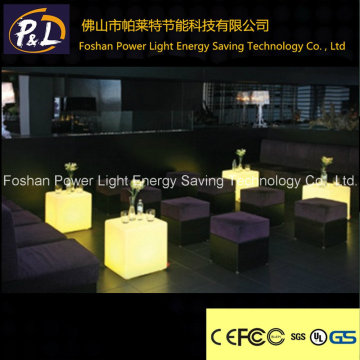 Multi Function LED Light up Cube Table
