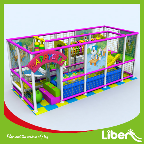 Indoor play with Ball Pool Pit Climbing structure