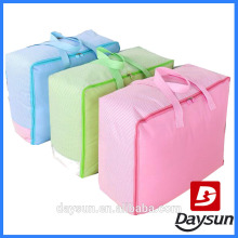 PVC zipper bedding bag for quilt storage bag quilt cover bag