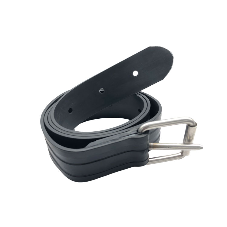 SHANGHAI DIVTOP Customized Heavy Duty Rubber Diving Weight Belt With SS Buckle