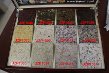 double color quartz stone slab