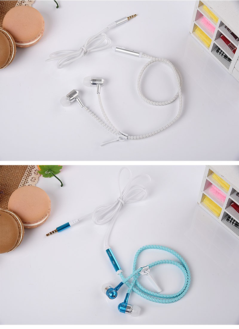 zipper earphones