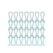 Copper ginning knitted wire mesh