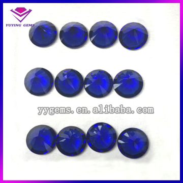 Natural blue colored Sapphire stone deep blue Nano Crystal stone