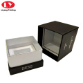 Custom Paper Perfume Packaging Gift Box Black