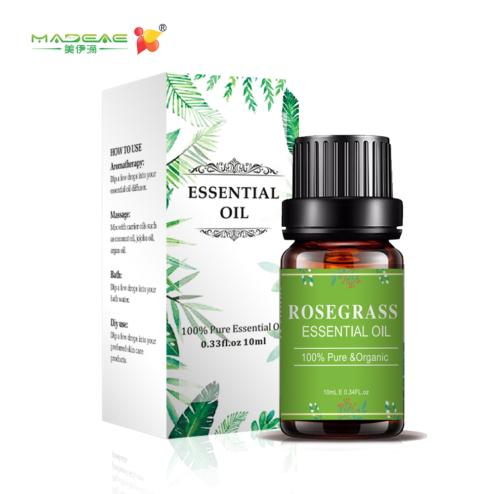 Равғани эфсанҷаи Rosegrass RoseMass барои Aromatterapy