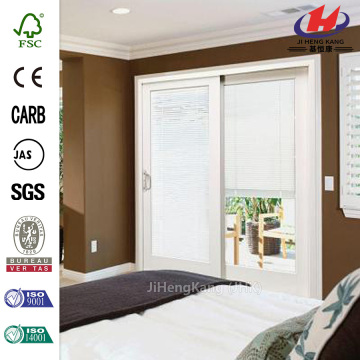 Composite White Smooth Interior Sliding Patio Door