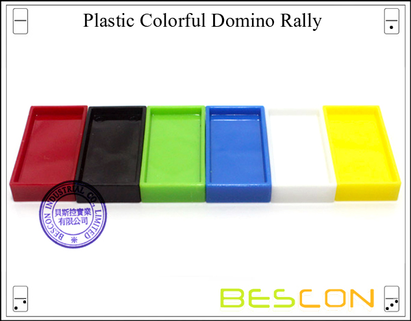 Plastic Colorful Domino Rally-2