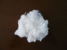 Polyester Staple Micro Denier Fiber , Raw White 1.2 Denier 32mm