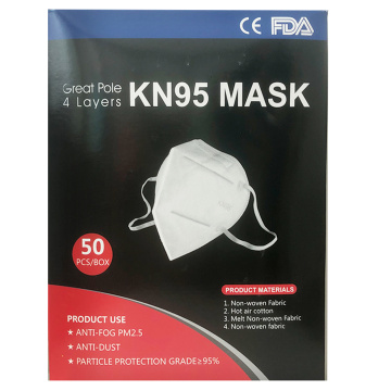 4Layers netkanega ušesa KN95 respirator