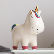 Ceramic Horse-Shaped Novelty Gift and Money Box