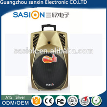 Professional 2.0 channels Portable audio active speaker with abc texture