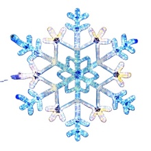 Acrylic Sign Christmas Snowflake Ornaments LED Display