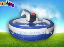Round White Horse Riding Simulator Exercise Machine With Ai