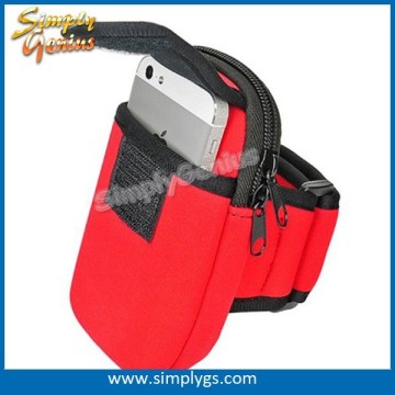 (Popular) velcro armband, armband for iphone 4, red armband