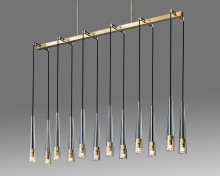 Jonathan Browning Apollinaire Linear Chandelier for Living Room