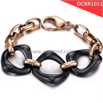 Brand New golden and black high-tech ceramic bracelets,trendy women jewelry