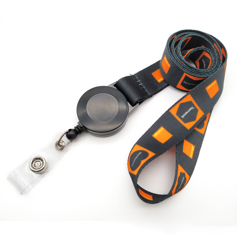 Customizable Logo Polyester Lanyard Customizable Logo Polyester Lanyard