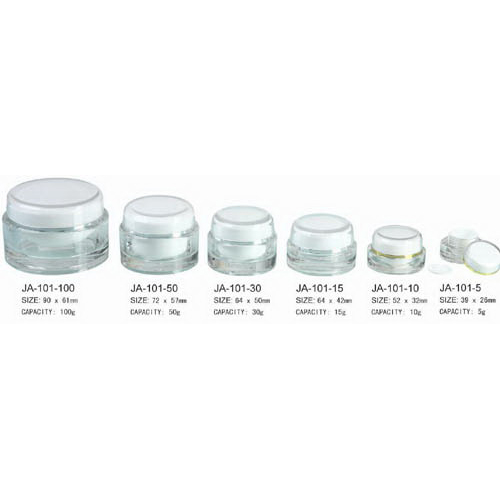 Empty Acrylic Cosmetic jars