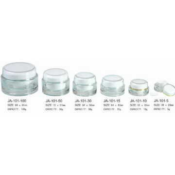 Empty Acrylic Cosmetic jars