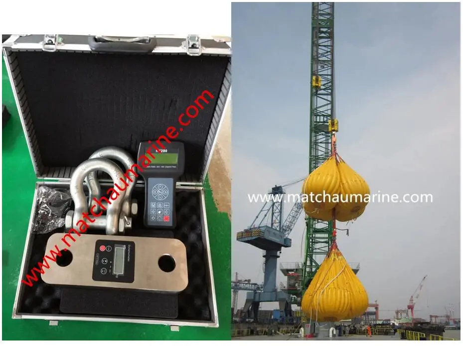 Weight Offshore Load Test PVC Bag Safety Equipment Water Bags for Crane Testing