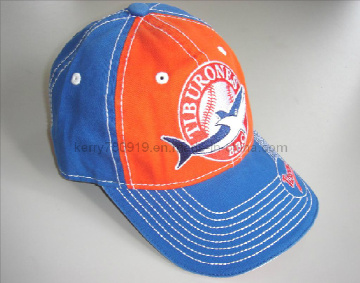 Constructed Embrodiery Baseball Cap with Thick Thread