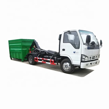 Japan I SUZU 5 cubic meters hook arm garbage truck price