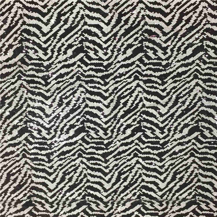 Großhandel Spitzenstickerei Jacquard 5 mm Paillettenstoff