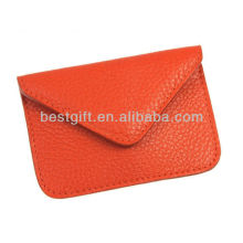 leather flat card holder, women hand card holder