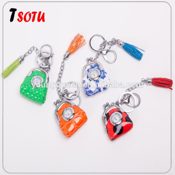 YS01 2016 Chinese New creative small bags clock keychain fashion exquisite gifts