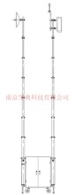 Vertical Mounted Antenna Telescoping Mast and Telescoping Lighting Mast and Pneumatic Telescopic Mast