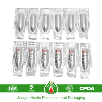 customized thin medicine packing package Laminated foil