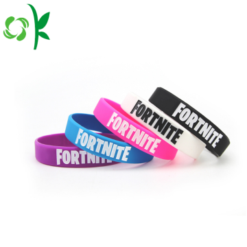 최신 보라색 실리콘 스포츠 팔찌 컬러 젤 Wristbands