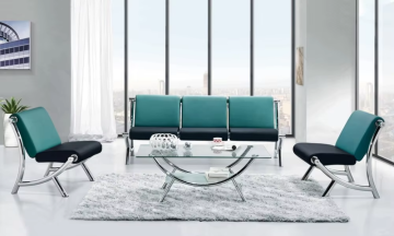 Stainless Steel Leather Pad Chair Reinforced for Hospital