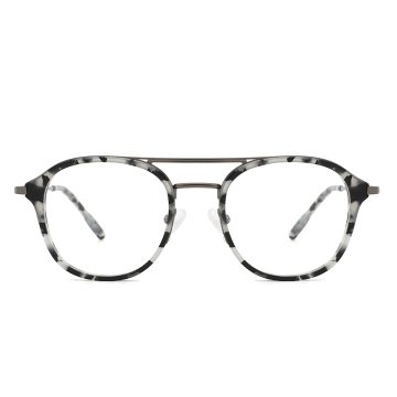 Metal Acetate Eyewear Eye Glass Retro Optical Frames